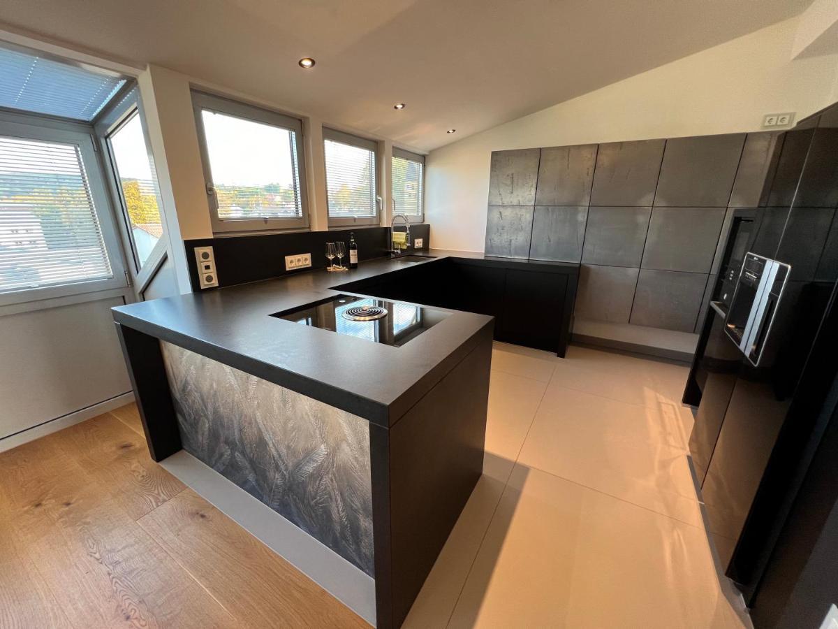 Luxus Loft Ueber Den Daechern Von Roding Esterno foto
