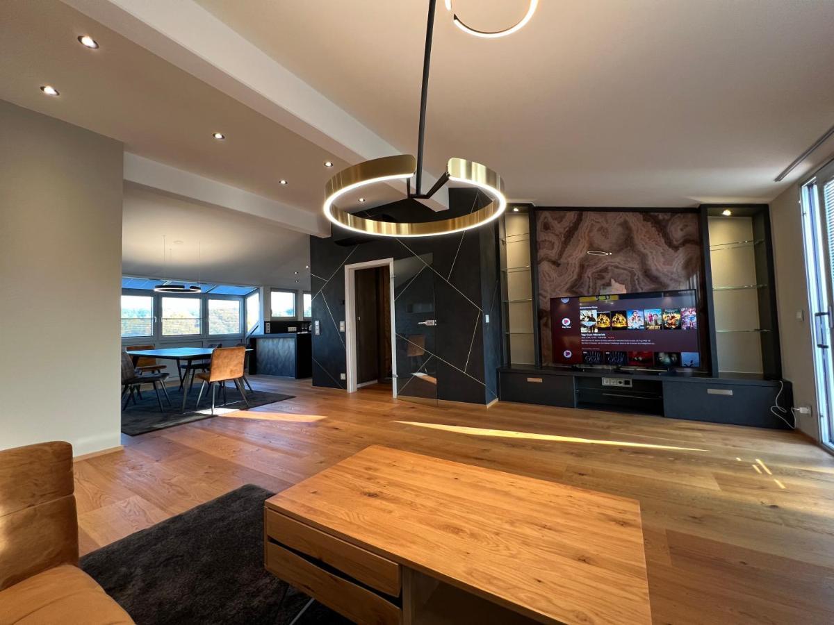 Luxus Loft Ueber Den Daechern Von Roding Esterno foto