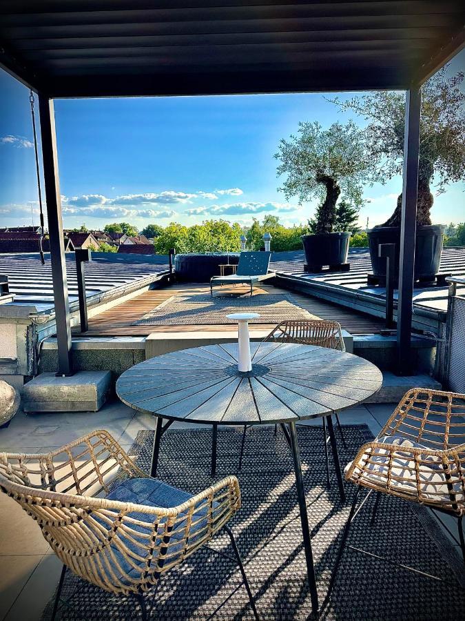 Luxus Loft Ueber Den Daechern Von Roding Esterno foto